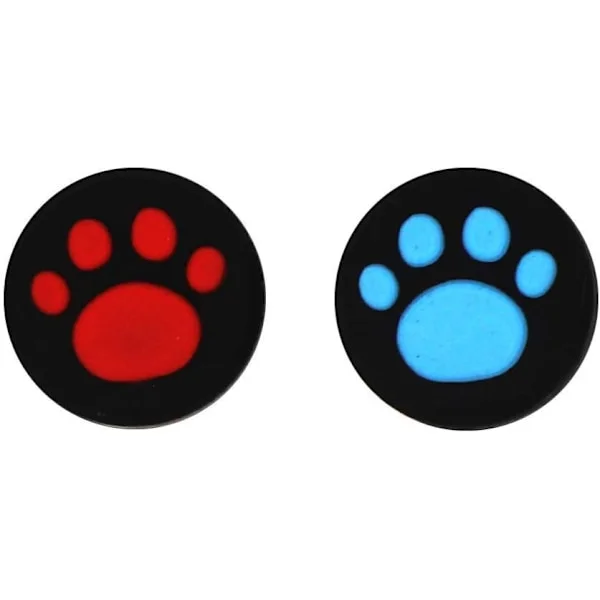 Silikonskyddsfodral för Sony PS3 PS4 PS2 Xbox One Xbox 360 Xbox One X S PS4 Pro Gamepad Controller Röd+Blå Kattmönster
