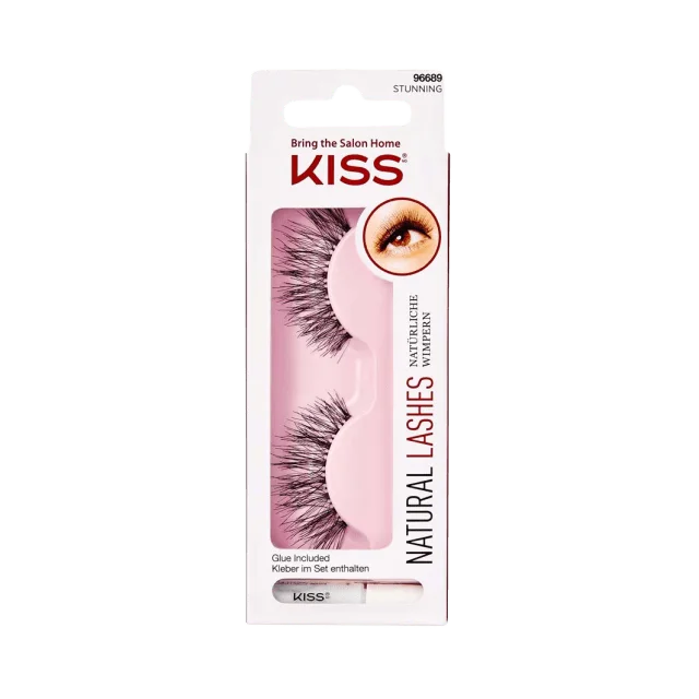 Kiss False lash - stunning Lösögonfransar & färgning Unisex Svart 1 PAIR