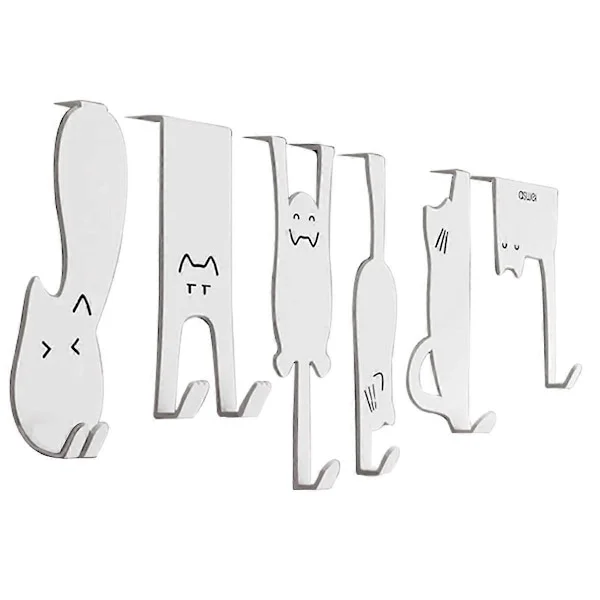 Door Hook Strip, Punch-Free, Kitchen Cabinet Door, Wall Hanger, Storage for Clothes, Hats, Keys A[TT]