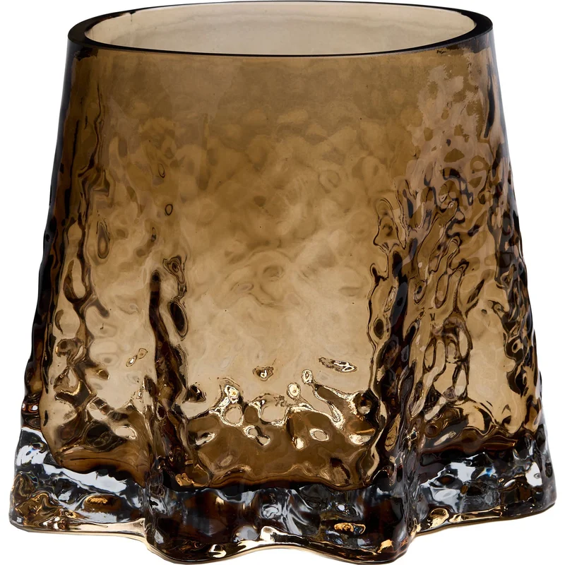 Cooee design Gry lysholder large 17 cm, cognac' - 'Konjakk