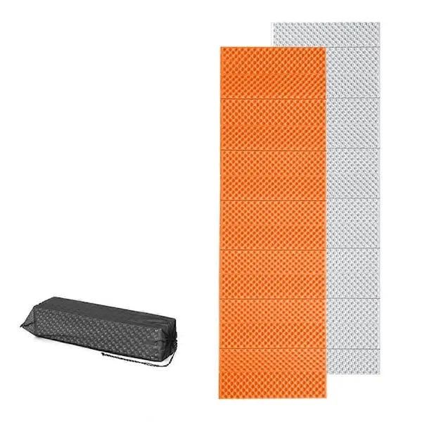[RM]Foldable Picnic Mat Foldable Outdoor Camping Seat Cushion Portable Waterproof Beach Sleeping Mat Orange