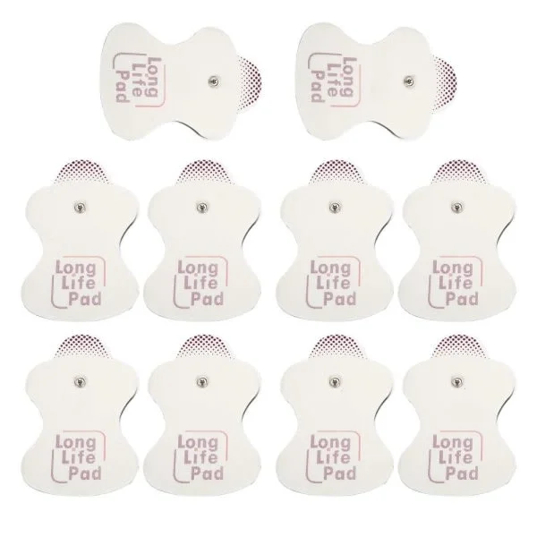 10x ersättningselektrodplattor för Omron massageapparater - Lång livslängd-FX-
