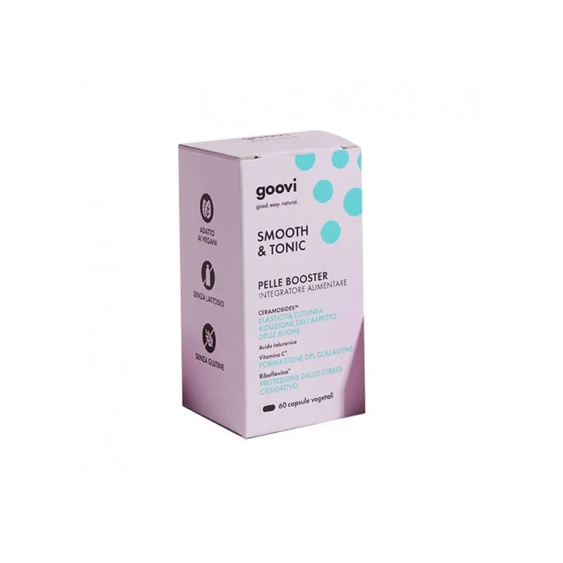 Goovi Integratori Alimentari Pelle Booster SMOOTH & TONIC 1x60pz - Integratore Pelle