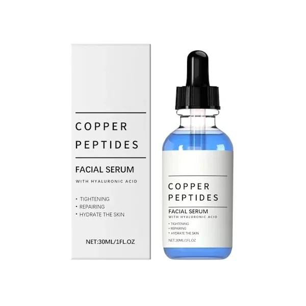 To enheder af kobberpeptid ansigtsserum blev solgt i dag. Dette anti-aging ansigtsserum indeholder GHK-Cu og hyaluronsyre og reducerer fine linjer og