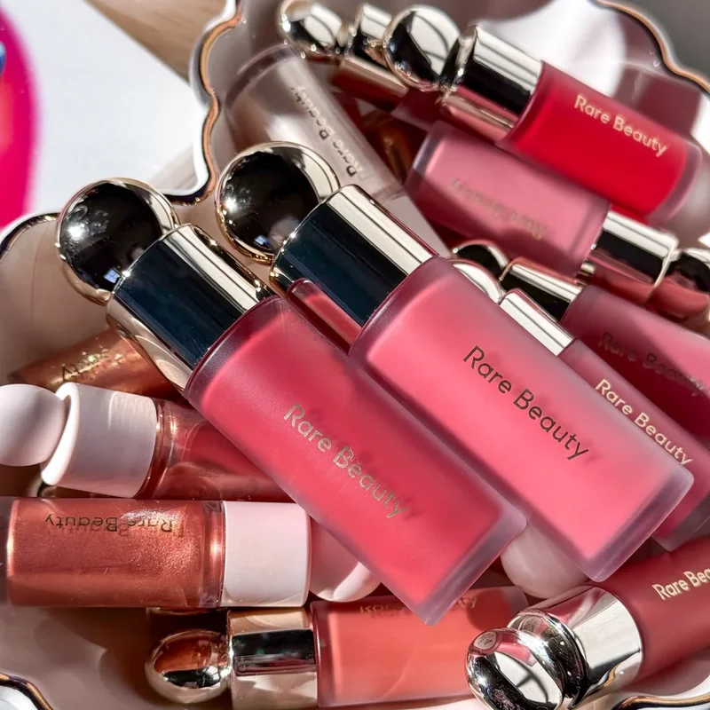 AliExpress - Rare Beauty Liquid Blush Lipstick Blush Eyes Cheek Blusher Waterproof Mositure Face Contour Shadow Liquid Lip Gloss Plump Makeup