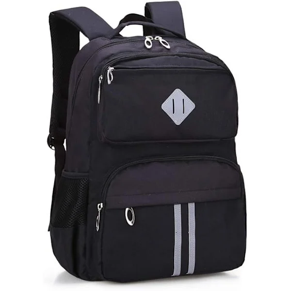 School Bag for Boys Girls, Multi-Pocket School Backpack with Reflective Design, Waterproof School Bags for Kids