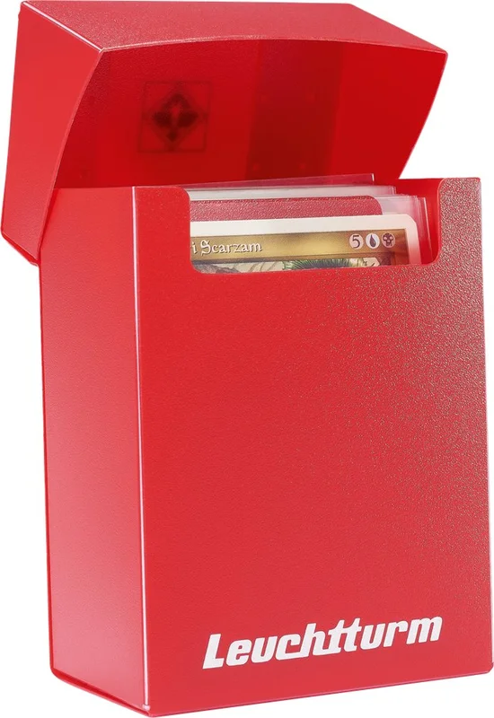 Leuchtturm Deck Box - Gaming - Rød/Hvid