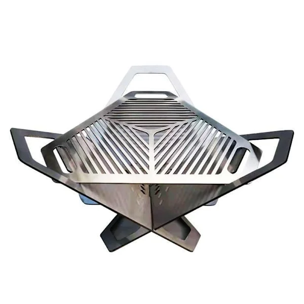 1 stk. Udendørs Grill Mini Aftagelig Camping Grill Bærbar
