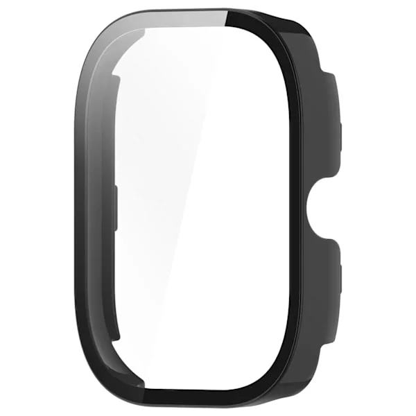 Hårt fodral+glas för Xiaomi Redmi Watch 4 Skärmskydd Härdat glas Stötfångarskydd Skyddsfodral Tillbehör Svart För Redmi Watch 4