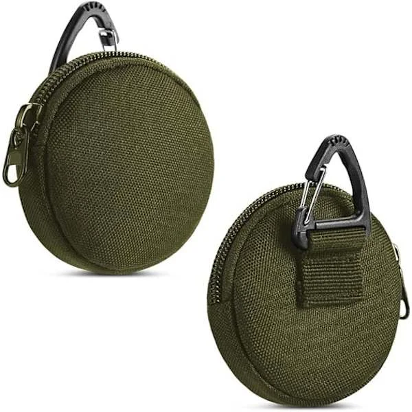 Coin Pouch, Small Coin Purse Keychain, Professional EDC Pocket Accessory Case for Military Bags, Small Wallet for Change