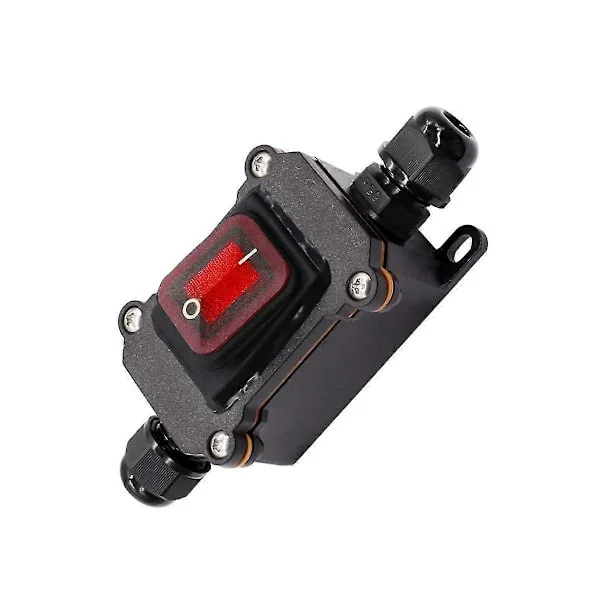 【DENGTU】IP67 Vanntett In-line bryter 12V DC 20A Høy Strøm Vanntett Bryter