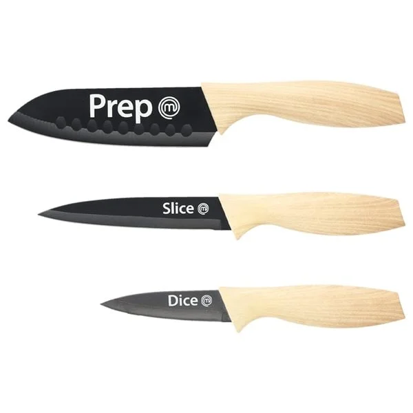 Masterchef Natural Knivsett med 3 kniver - Kjent fra MasterChef Norge