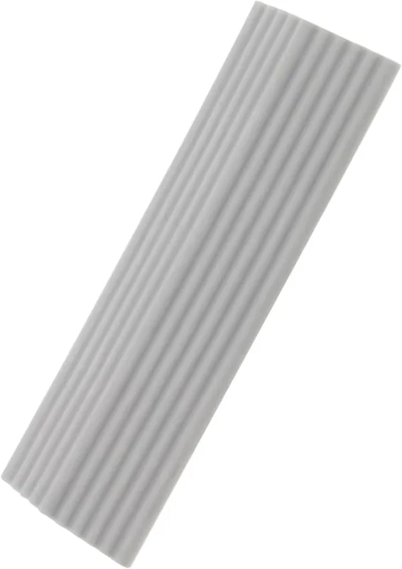 Robotdammsugare Dörrtröskelramp Pad 1,6 cm Höjd Grå Gummi 17 cm x 5,3 cm Entréramp