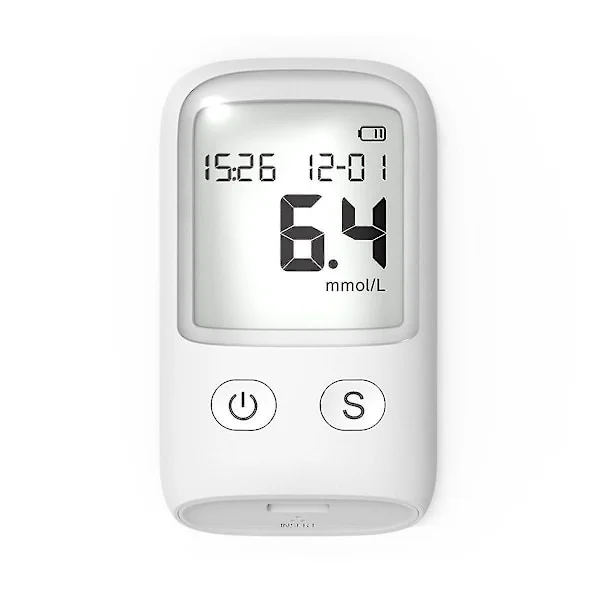 Hæmoglobin Tester Hæmoglobin Test Kit Glucometer Måler Blodsukker, 50 Tests