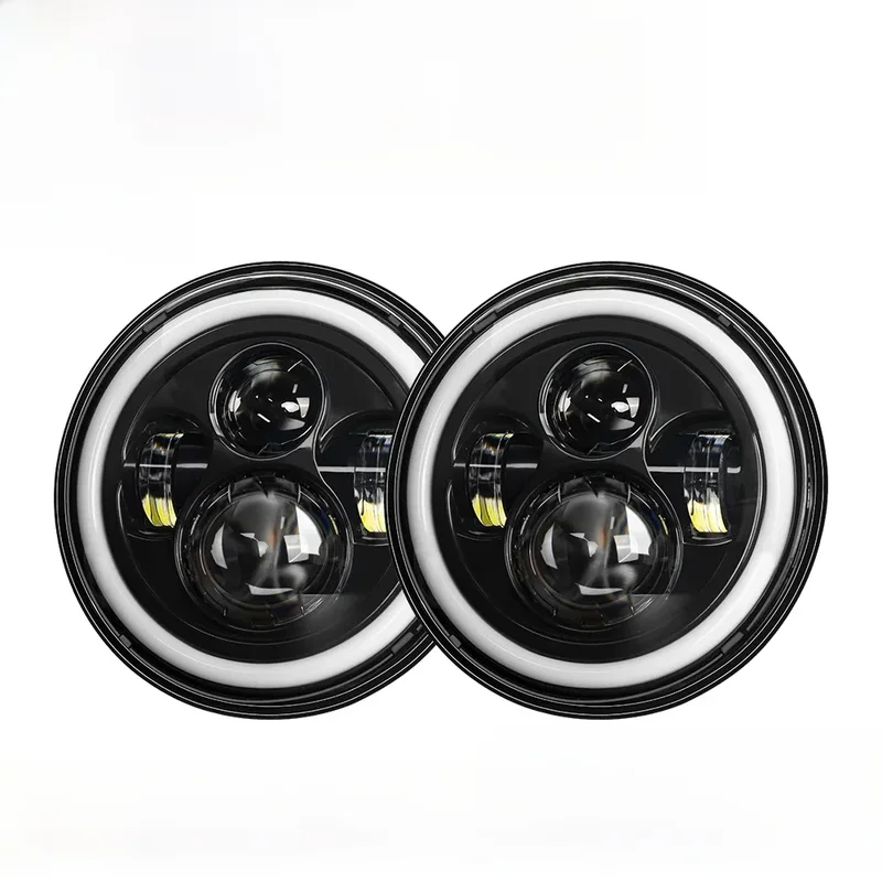 AliExpress - Pour Nissan patrouille Y60 Hummer H1 & H2 Lada 4X4 7 pouces phare LED DRL pour Wrangler TJ JK LJ CJ 7 pouces pour Land Rover Defender