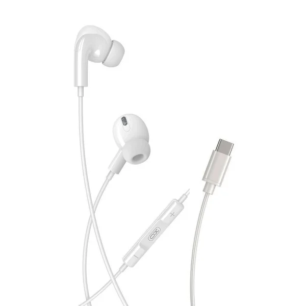 USB-C in-ear headphones for Samsung / iPhone 15, 16 and mobile with USB-C connector, white White