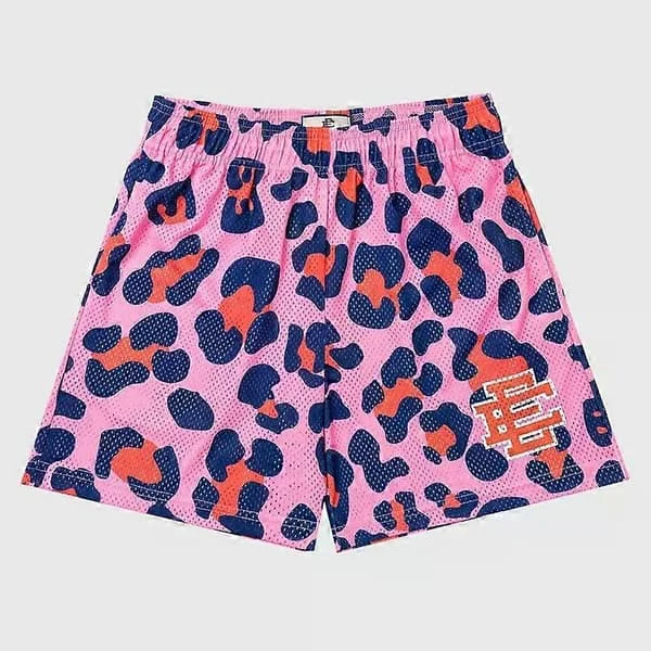 2024 Nya Sommar Eric Emanuel EE Basic Mesh Shorts Klassiska Blomstertryckta Gymshorts Herr Gym Basket Sport Beach Shorts