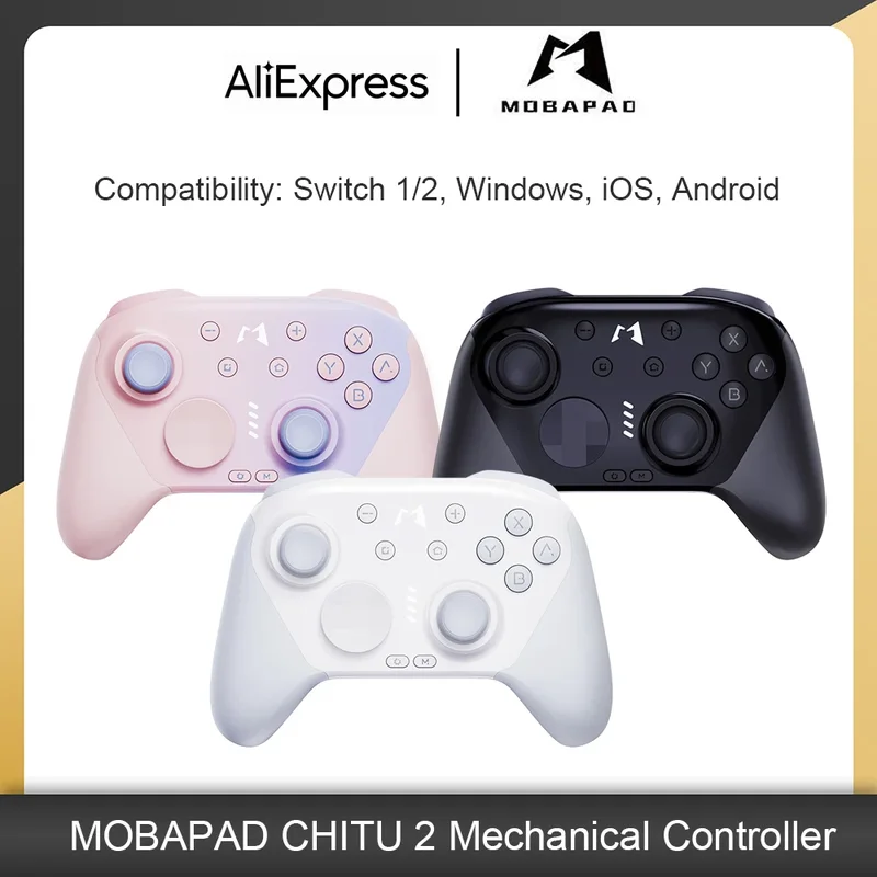 AliExpress - Contrôleur de jeu mécanique MOBAPAD CHITU 2 HD pour Nintendo Switch 1/2, PC, Android, iOS avec manette de jeu TMR Glide Sticks