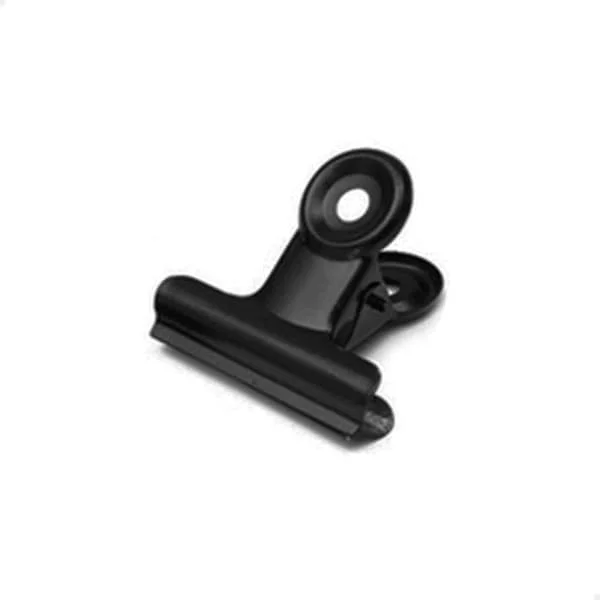 40 Stykker - Sorte Clips - Bulldog Clips - Metal - 30mm - SEC