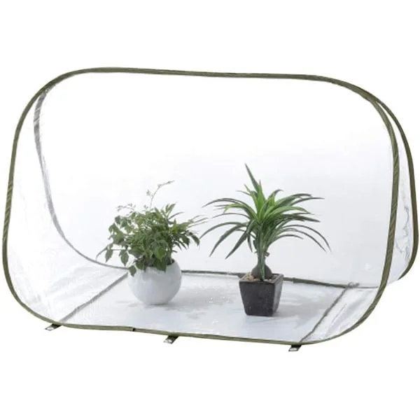 [LLC] UV-skyddad transparent fönsterdesign, portabelt växthus, köldtåligt och vattentätt, förläng din växtsäsong, lämpligt för trädgårdar och