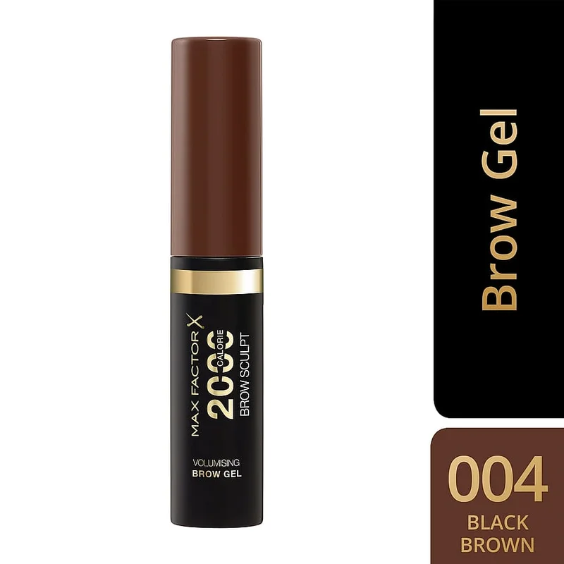 3 for 2 - Max Factor 2000 Brow Sculpt Brow Gel 004 Black Brown, Makeup, Øjenbryn, Øjenbrynsgel