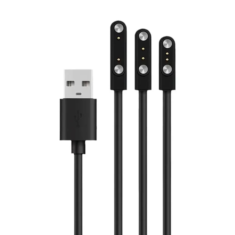 AliExpress - Magnetisches Ladekabel für Smartwatch, für 2-polige 2,84/4/7,62 mm Abstände, schwarz, neuartige USB-Ladekabel, universell