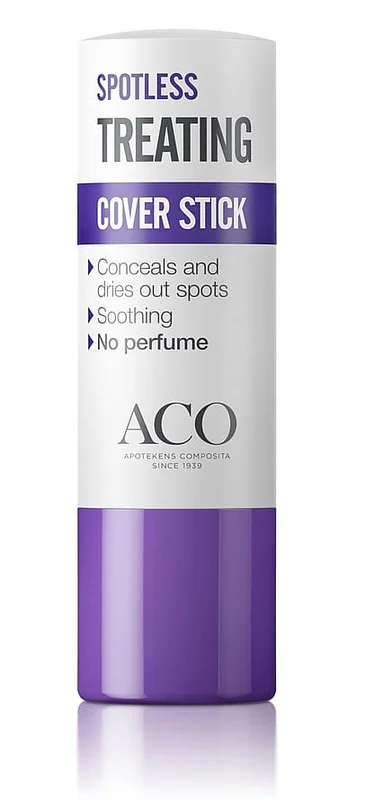 ACO Spotless Cover Stick 3,5 g, Hudpleje, Ansigtspleje, Uren Hud