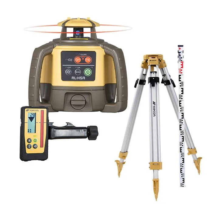 Topcon RL-H5A Pyörivä laser, paketti, Lasertyökalut