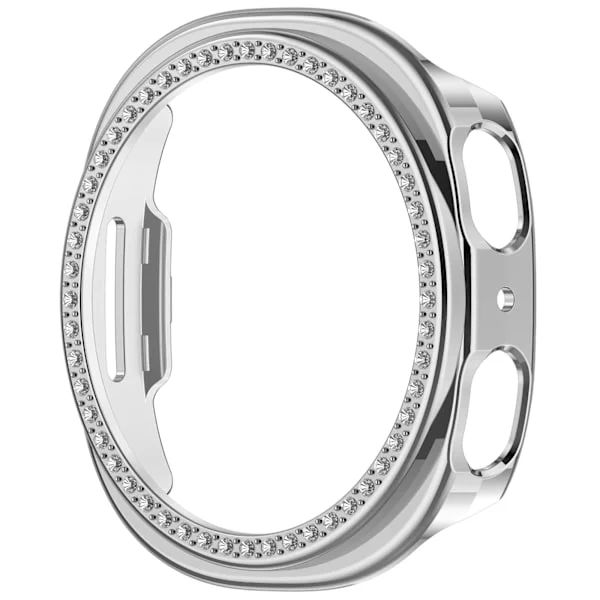 Hollow Bling Diamant Skal kompatibel Samsung Galaxy Watch 8 40mm Skydd smartwatch Tillbehör kompatibel Samsung Watch 8 44mm Stötfångarskydd
