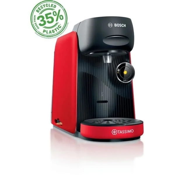 Multidryckes kaffemaskin - BOSCH TASSIMO - TAS163E - T16 Finesse - 1400 W - 0,7 l - Röd