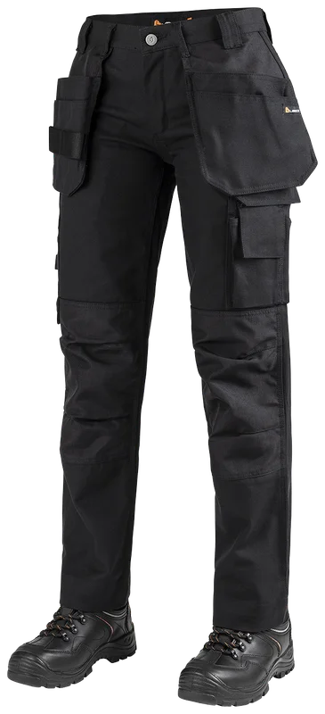L.Brador 101B-W Arbetsbyxa svart, dam 34, Kläder