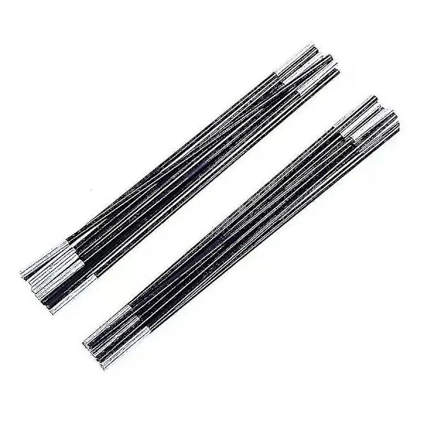 (SC) Universal Fiberglass Trampoline Poles to Replace Top Pole / Metal Ring - With/Caps 15 fo