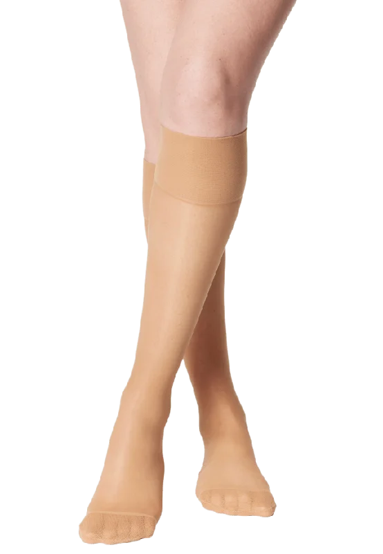 Å WOMAN Knähöga stödstrumpor 40 den Knästrumpor Beige 40/42