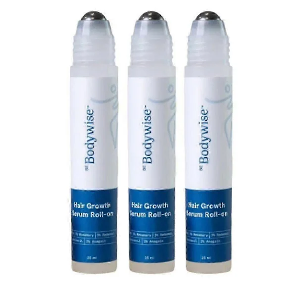 Be Bodywise Hair Growth Serum Roll On - 3% Rosemary, 3% Redensyl & 2% - (25ml) (3pcs)