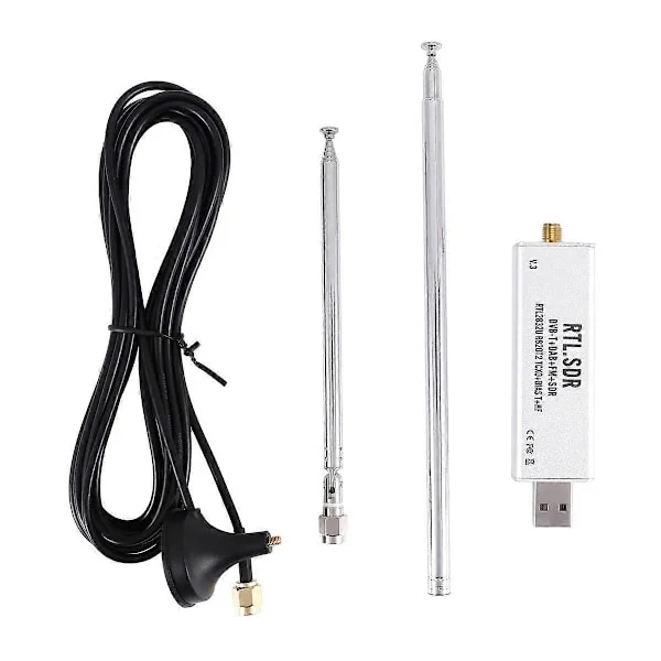 RTL-SDR Blog RTL SDR -vastaanotin V3 RTL2832U 0.1MHz-1.7GHz TCXO SMA Software Defined Radio -vastaanotin wit