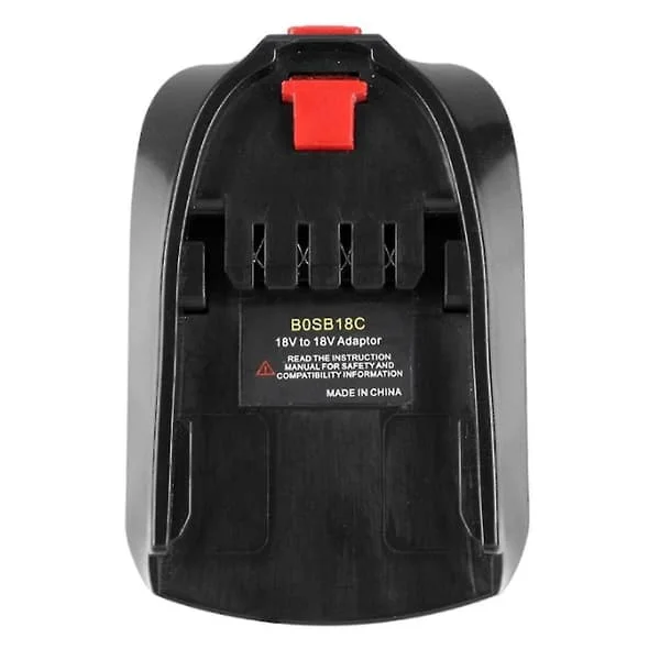 Adapterkonverter BOSB18C Bruk Kompatibel Bosch 18V Li-Ion Batteri BAT618