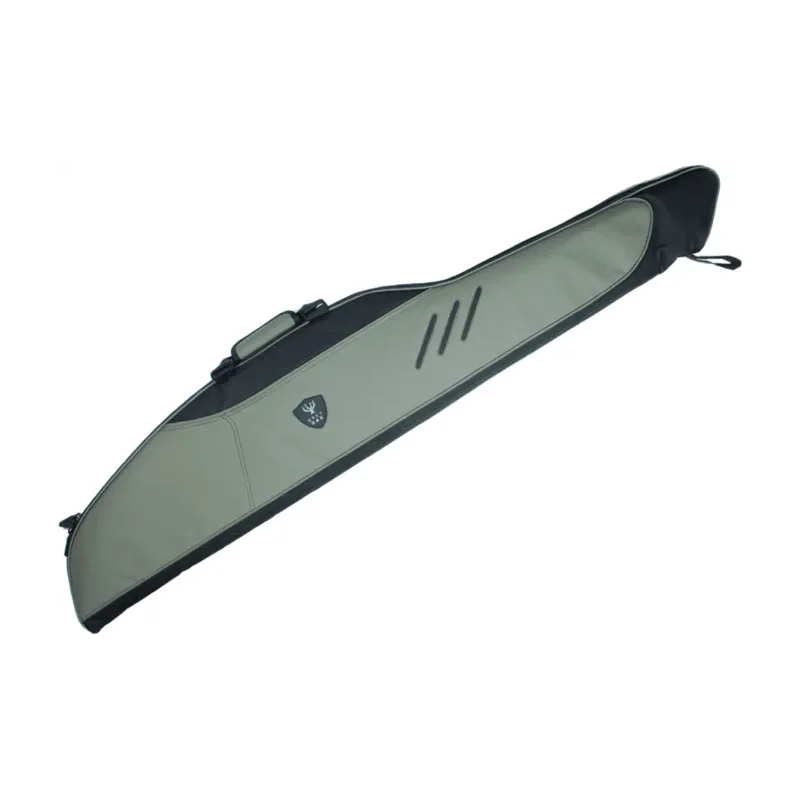 GreyOak Proton Vapenfodral För Stora Kikarsikten 135Cm Långt, Högkvalitetsdragkedja Med 3 Vadderade Fickor. Slitstarkt 300D Material.