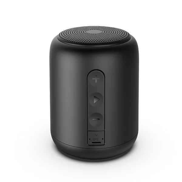 Cylindrical Bluetooth Speaker Wireless Creative Outdoor Mini Portable Small Speaker Subwoofer Home/Gift, Black