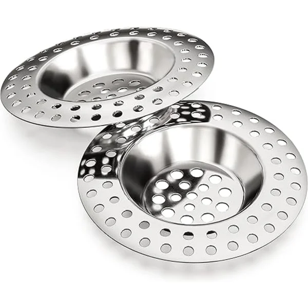 Diskho sil, 2-pack, för alla AVLOPP, Köksdiskho sil, Sil till diskho, Diskho sil, Badrumsavloppsfilter, Duschfilter, Diskho sil, Sil till diskho