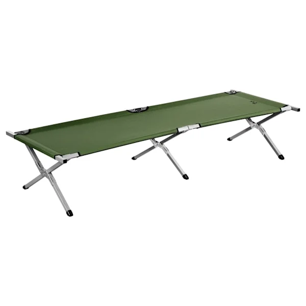 Hopfällbar tältsäng, grön, 200 cm