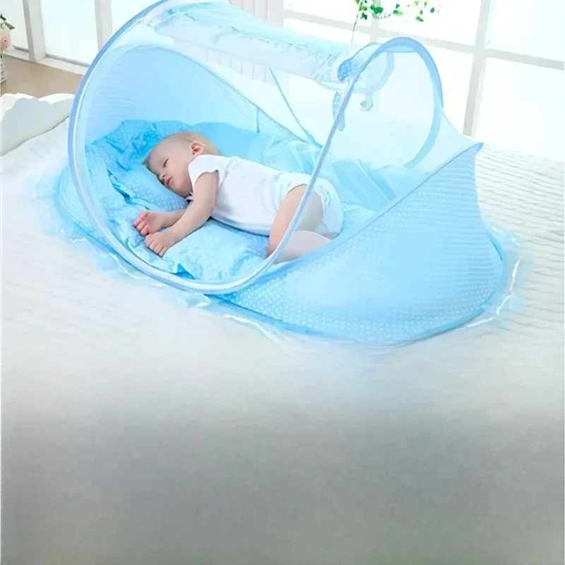 AliExpress - Baby Bettwäsche Krippe Netting Tragbare Faltbare Schlafnetz Neugeborenen Moskito Zelt Kinder Bett Zelt Moskito Net für Baby Krippe