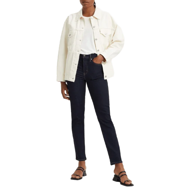 Levi's 724 High Rise Straight Jeans Dam Blå 29/32