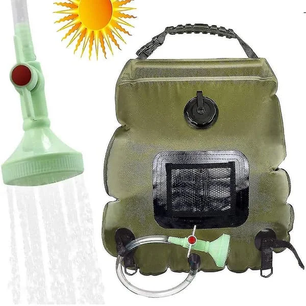 Campingdusch Soldusch, 20l Soldusch Camping Solvärmare Väska Bärbar Campingdusch Utomhus Varmvattendusch Väska Vandringsvattenpåse