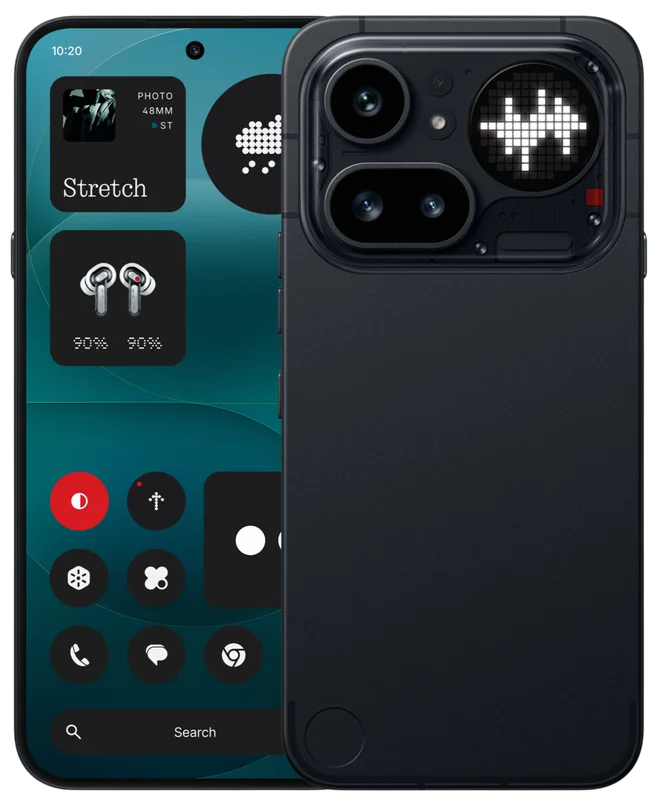 Nothing-Nothing Phone (4a) Pro 8+128 Black - Eu-Smarttelefon med 50 MP kamera og 144 Hz skjerm-Phones-Nothing mobiltelefon