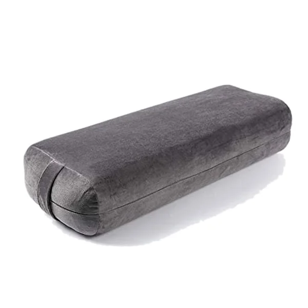 Yoga Bolster Pute for Meditasjon og Støtte - Rektangulær Yoga Pute - Yoga Tilbehør fra Maskinvaskbar