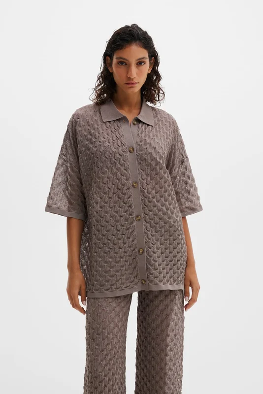Malina - Moa hemd - XXS - Taupe