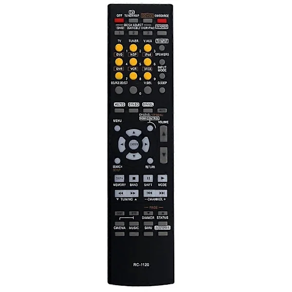 RC-1120 Fjärrkontroll för Denon AV Receiver Delar AVR-590 DHT590BA AVR-1610 AVR-1910 AVR1802 AVR250