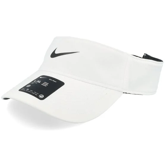 Nike - White visor Caps - Dri-fit Ace Cb New P White/Anthracite/Black Visor @ Hatstore