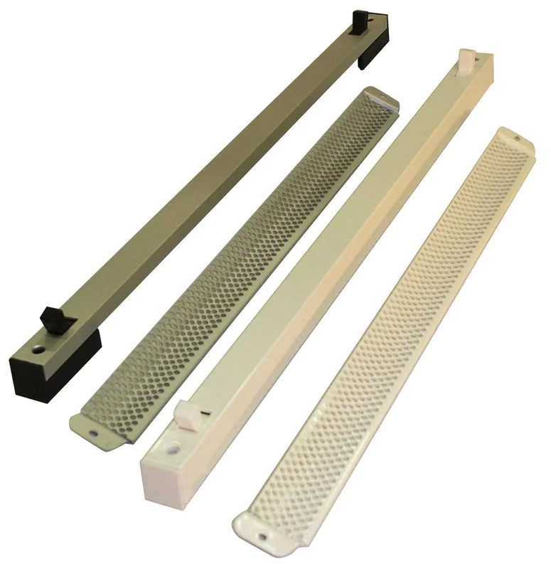 Biobe 1559 Spaltventil med galler, vitlackerad 395 mm, Ventilation