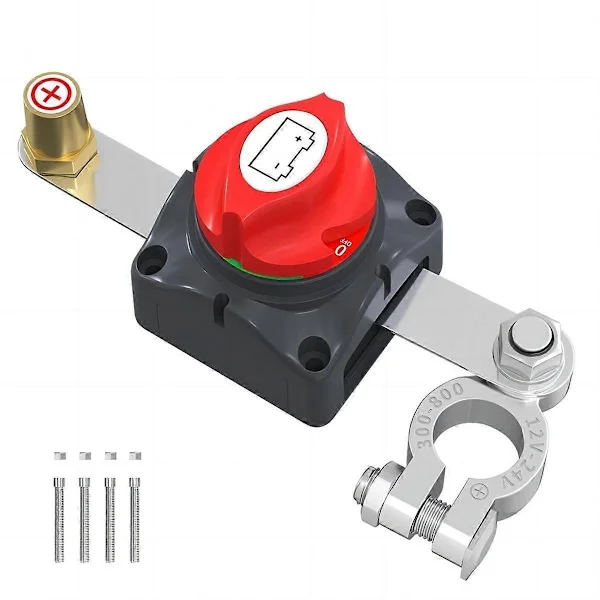 Batteri Koblingsbryter 12V48V Vanntett Marine Toppstolpe Batteri Koblingsbryter 12V Batteri